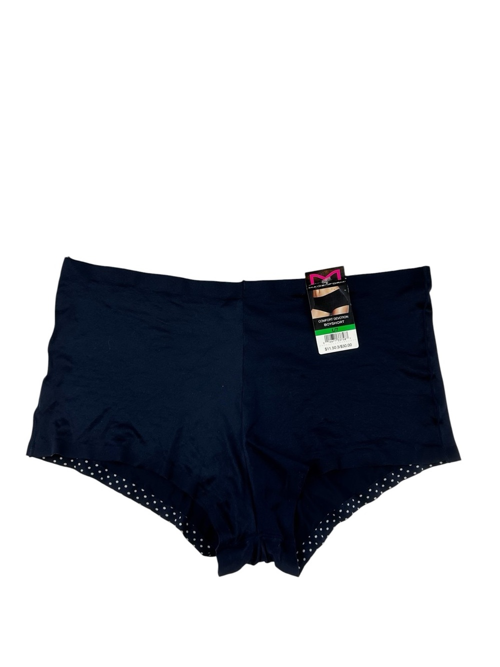Maidenform Navy Comfort Devotion Boyshort Panty Size Large